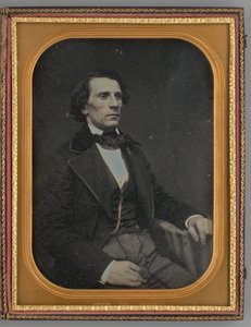 Unbetiteltes Porträt eines sitzenden Mannes, 1855 von Rufus Anson