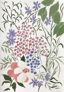Bunte Gartenblüten