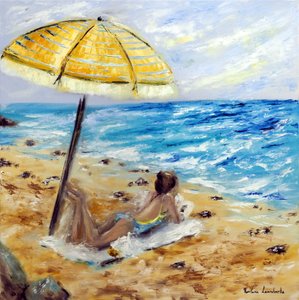Strandtag, 2022 von Ruslana Levandovska