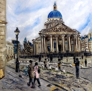 Place du Panthéon Paris von Ruslana Levandovska