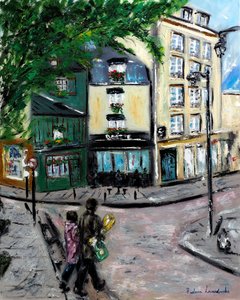 Quartier Latin Paris, 2022 von Ruslana Levandovska