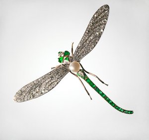 Brosche in Form einer Libelle, Ende des 19. Jahrhunderts