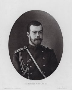 Die russische Armee: Seine Majestät Nikolaus II. von Russian Photographer (after)