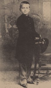 Leo Trotzki im Alter von 9 Jahren, 1888 von Russian Photographer