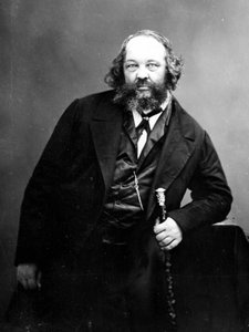 Porträt von Michail Bakunin (1814 - 1876), russischer anarchistischer Revolutionär (1814 - 1876). Fotografie