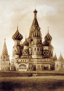 Basilius-Kathedrale, Roter Platz, Moskau von Russian Photographer