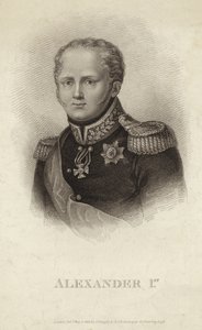 Alexander I. - Kaiser von Russland (1777-1825) von Russian School