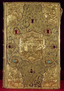 Evangelisches Reliquiar, Moskauer Schule (Gold, Silber, Edelsteine & Niello)