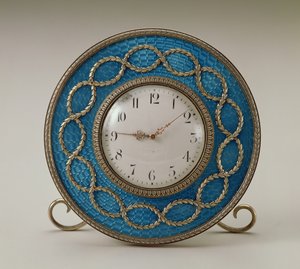 Fabergé-Zeitmesser, ca. 1890 von Russian School