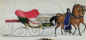 Pferdeschlitten (digitales Detail)