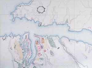 Karte von Sewastopol, 1854