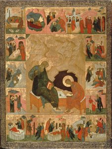 St. Johannes der Evangelist und sein Schreiber, ca. 1500