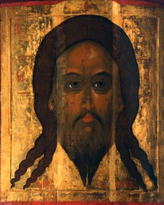 Heiliges Mandylion Der Schweißtuch, 1447 von Russian icon.