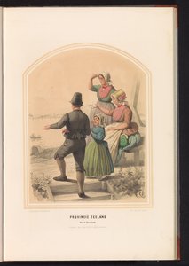 Tracht von Nord-Beveland in Zeeland, 1857