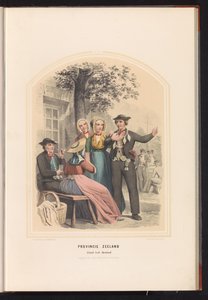 Tracht von Süd-Beveland in Zeeland, 1857
