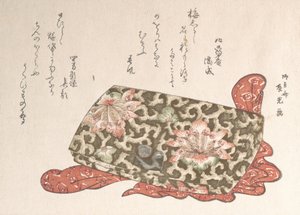 Lederbeutel mit einer Schnalle in Form eines Welpen, wahrscheinlich 1814 von Ryugetsusai Shinko