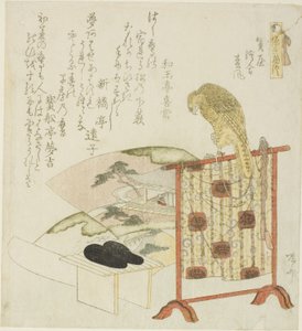 Sekiya, E-awase und Matsukaze, aus der Serie "Die Geschichte von Genji (Genji monogatari)"