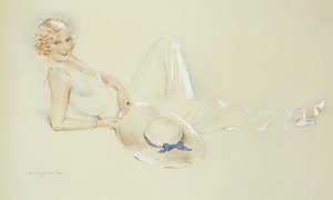 Mädchen mit Hut von S.M. Gerard