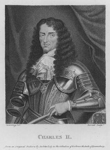 Karl II. (Gravur) von S. (after) Harding
