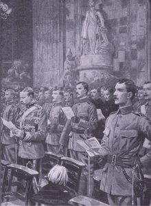 City Imperial Volunteers bei St. Pauls, Illustration aus After Pretoria: The Guerilla War, 1902