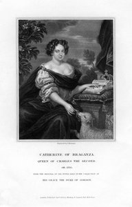 Katharina von Braganza, Königin von Karl II., 1833 von S. Freeman