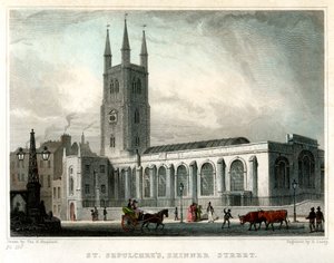 St Sepulchres Kirche, Skinner Street, London
