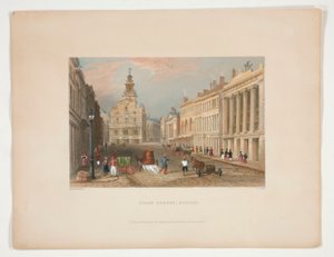 State Street, Boston, Illustration für Nathaniel Parker Willis