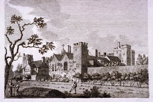Garten am Lambeth Palace, London von S Sparrow