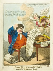 John Bull bei seinen Studien von S. W. Fores