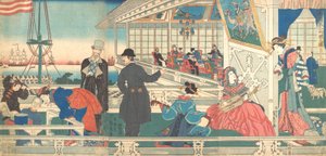 Heim der ausländischen Kaufleute in Yokohama, 9. Monat, 1861