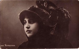 Vera Cholodnaja, russische Stummfilmschauspielerin, 1910er Jahre von Sakharov and Orlov