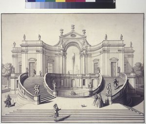 Gartenpalast in den Gärten des Liechtensteinpalastes, Rossau, Wien von Salomon Kleiner