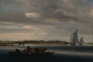 Ansicht von Alkmaar von Salomon van Ruysdael
