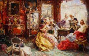 Ein Nachmittag im Salon, 1902