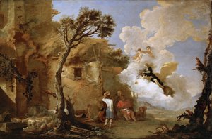 Die Rückkehr der Astraea von Salvator Rosa