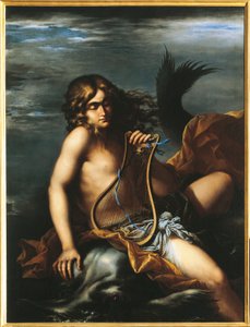 Arion auf dem Delfin von Salvator Rosa
