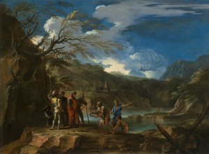 Polykrates und der Fischer, ca. 1664
