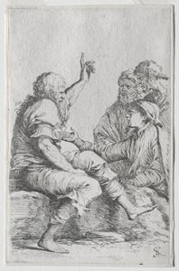 Die Figurenserie: Figur, 1656-57 von Salvator Rosa