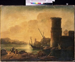 Eine Meereslandschaft von Salvator Rosa