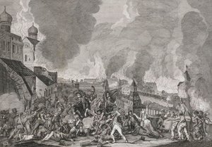 Brand von Moskau am 15. September 1812 Die Franzosen in Moskau
