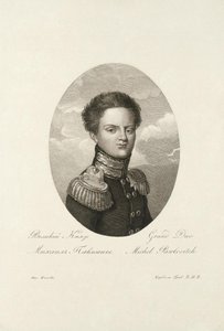 Großherzog Michael Pawlowitsch von Russland 1798-1849, 1814