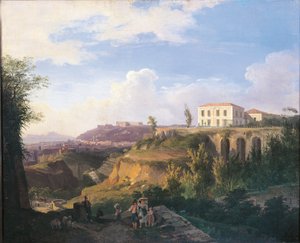 Italien, Neapel, Blick auf das Anwesen Villa Ruffo in Capodimonte