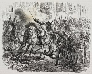Aufstand von Madrid, aus der Geschichte Napoleons von Cesare Malpica von Salvatore Puglia