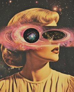 Kosmische Frau Vision von Samantha Hearn