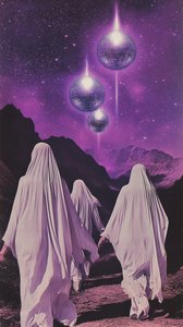 Mystische Figuren Disco-Kugeln von Samantha Hearn