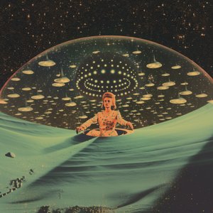 Retro Weltraumfrau