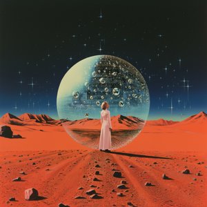 Die Macht der Kugel Collage Kunst