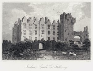 Inchmore Castle, Co Kilkenny (Gravur) von Samuel (after) Austin