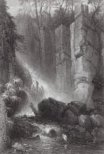Australien: Cataract Gle, Mount Wellington, Tasmanien von Samuel (after) Prout