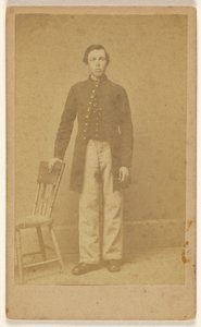 Unbekannter konföderierter Soldat, stehend